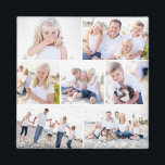 Galerie de sept aimants photo couleur personnalisé<br><div class="desc">Les cadeaux photo font les meilleurs cadeaux ! Facile à personnaliser avec votre texte et/ou photo(s) pour un look personnalisé. Conçu par Berry Berry Sweet. Voir d'autres designs sur www.berryberrysweet.com</div>