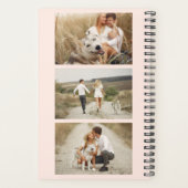 Galerie Florale Monogramme de 4 Photos Mensuel (Dos)