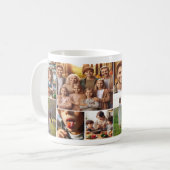 Galerie personnalisée de dix images Mug (Devant gauche)