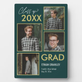 Galerie stylisée Plaque de graduation de couleur M (Devant)