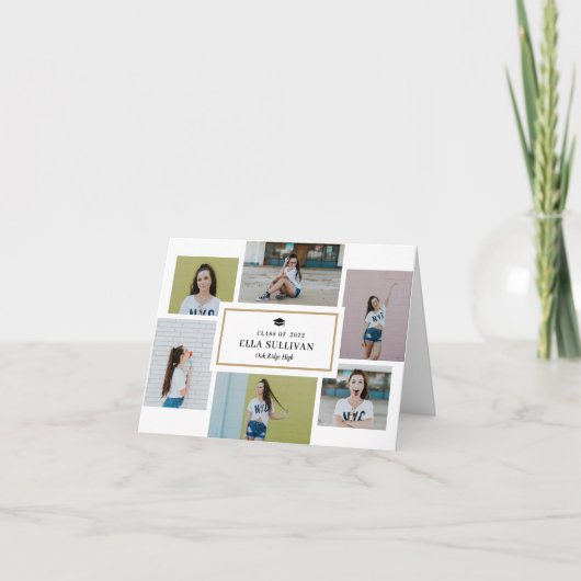 Galerie tendance Graduation Carte de remerciements (Devant)