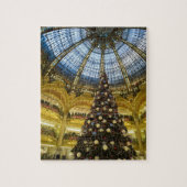 Galeries La Fayette met Kerstmis, Parijs, Frankrij Legpuzzel (Verticaal)
