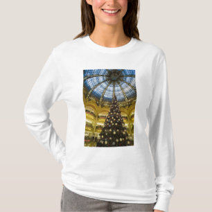 Galeries La Fayette met Kerstmis, Parijs, Frankrij T-shirt