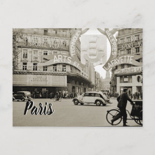 Galeries Lafayette Paris Haussmann 1940 Foto Briefkaart