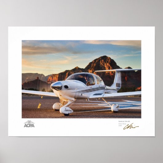 Galerij Sedona DA-40 Poster (Voorkant)