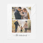 Galerij van 2 Gepersonaliseerd Fleece Deken (Voorkant)
