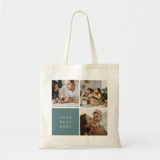 Galerij van drie raster tote bag