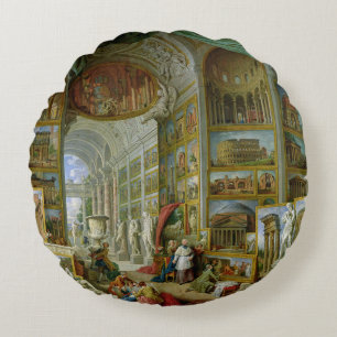 Galerij van Uitzichten van het Oude Rome, 1758 Rond Kussen