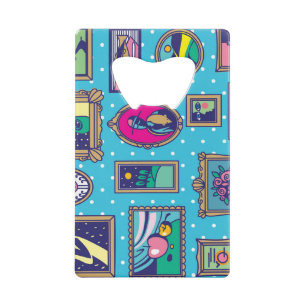 Galerijmuur: Divers Afbeelding Collectie Kredietkaart Flessenopener