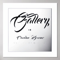 Galerijteken voor artistieke Folie Accent Poster A