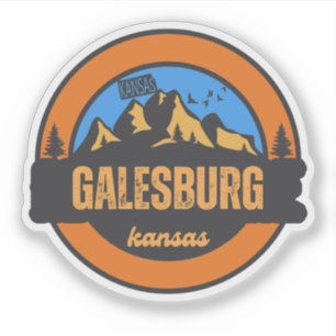Galesburg, Kansas Sticker