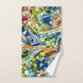 Galets colorés Art Mosaïque (Serviette à main)