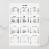 Galets de neige dorés Carte de vacances d'affaires (Verso)