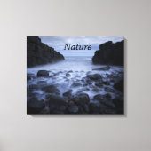 Galets et rochers le long de la toile de rivage oc (Recto)