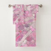 Galets Mosaic Art - Rose rose pâle (En situation)