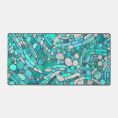 Galets Mosaïque Art -Aquamarine et Pearl (Recto)