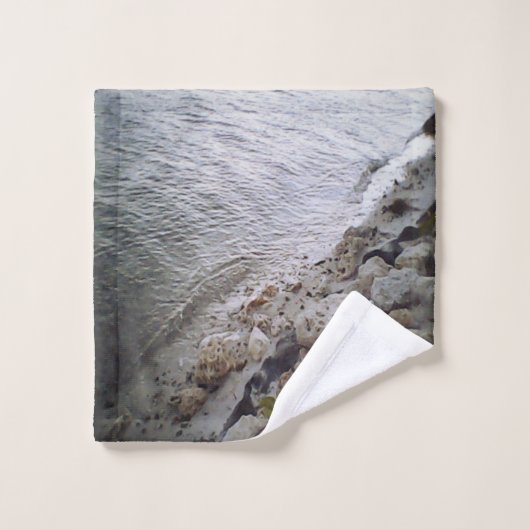 Galets Sur La Plage (Gant de toilette)