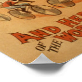 GALETTI Performing Monkeys Act VAUDEVILLE Poster (Coin)