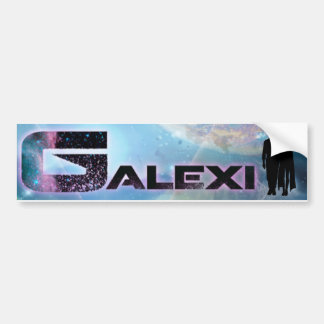 GALEXI logo-bumpersticker Bumpersticker