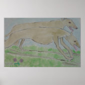 galgo/windhond poster (Voorkant)