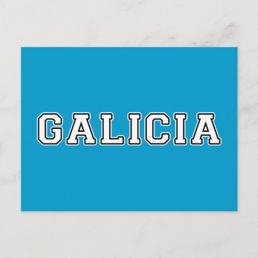 Galicia Briefkaart (Voorkant)