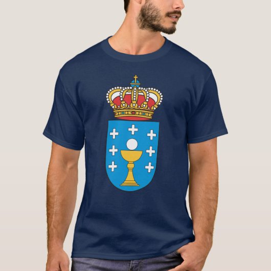 Galicia Coat of Arms T-shirt (Voorkant)