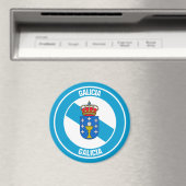 Galicia Round Emblem Magneet (Insitu (Vaatwasser))