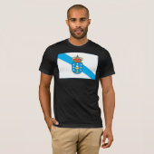 Galicia Vlag T-shirt (Voorkant volledig)