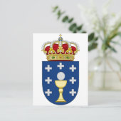 Galicië (Spanje) Wapenstoofpot Briefkaart (Staand voorkant)
