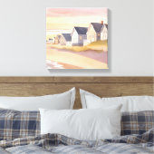 Galilea bij het Zee | Rhode Island Beach Waterverf Canvas Afdruk (Insitu (Slaapkamer))