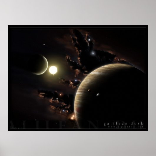 Galilean Dusk Poster (Voorkant)