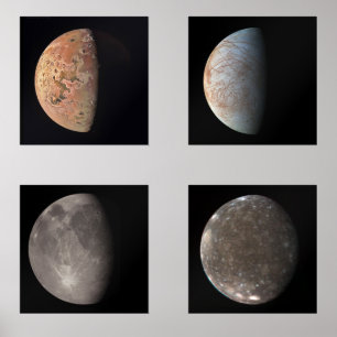 Galilean Moons fotoprint set