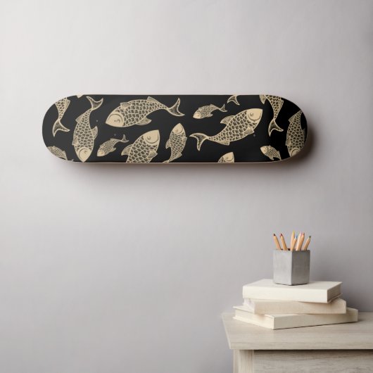Galilee Fish  Skateboard (Muurkunst (Horizontaal))
