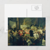 Galilei voor de Raad, 1861 Briefkaart (Voorkant / Achterkant)