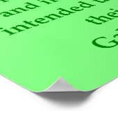 Galileo-citaat Poster (Hoek)