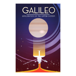Galileo - Exploratie van het Jupiter-systeem Foto Afdruk