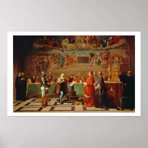 Galileo Galilei (1564-1642) voor leden van de Poster