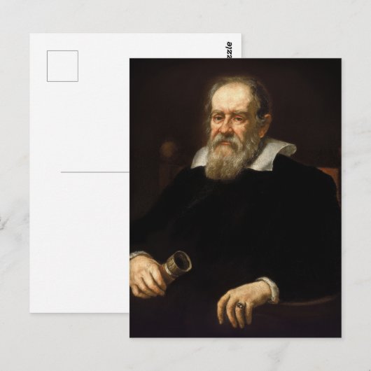 Galileo Galilei Briefkaart (Voorkant / Achterkant)