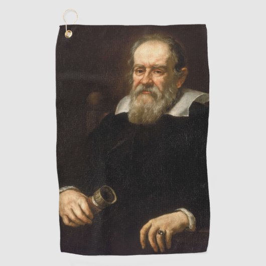 Galileo Galilei Golfhanddoek (Voorkant)
