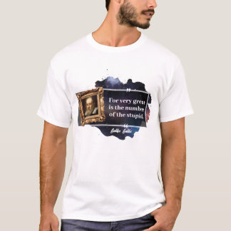 Galileo Galilei Groot aantal van de dommen T-shirt