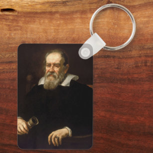 Galileo Galilei: vader van wetenschap & astronomie Sleutelhanger