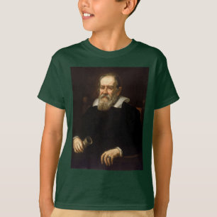 Galileo Galilei: Vader van Wetenschap en Astronomi T-shirt