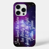 Galileo Quote Galaxy Cluster Celestial Foto Case-Mate iPhone Case (Achterkant)