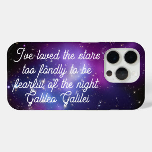 Galileo Quote Galaxy Cluster Celestial Foto iPhone 15 Pro Case