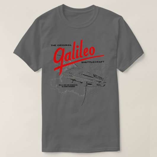 Galileo Shuttlecraft T-shirt (Design voorkant)