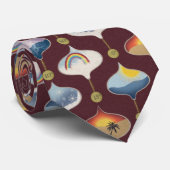 Galileo Thermometer print Stropdas (Opgerold)