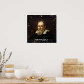 Galileo "Way Heavens Go" Affiche de citation par R (Cuisine)