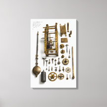 Galileo's Slingeruurwerkmechanisme Afdruk