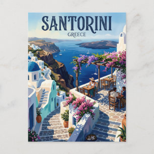 Galini Café, Oia Griekenland Briefkaart