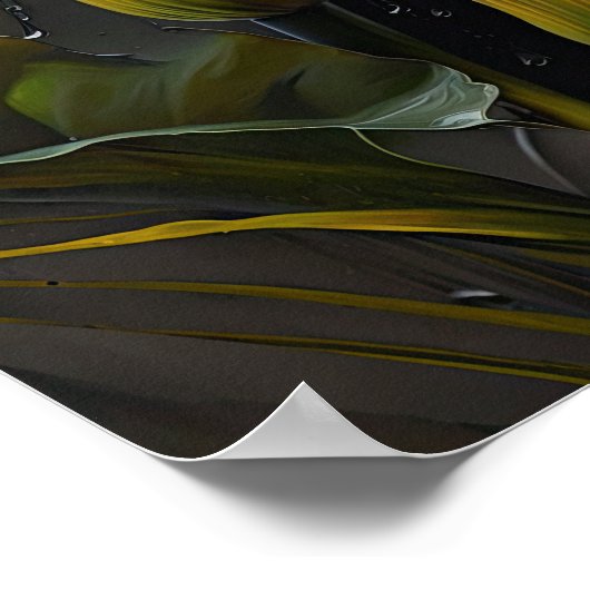 Galla Lys Lys Lily Art Imprimer Poster (Coin)